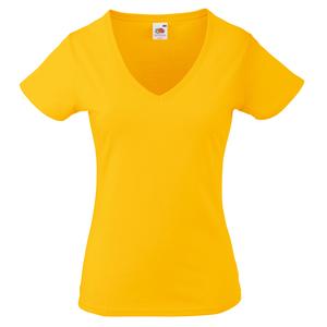 Fruit of the Loom SS047 - T-Shirt mit V-Ausschnitt für Frauen