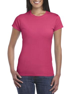 Gildan 64000L - Softstyle® Tailliertes Kurzarm-T-Shirt Damen