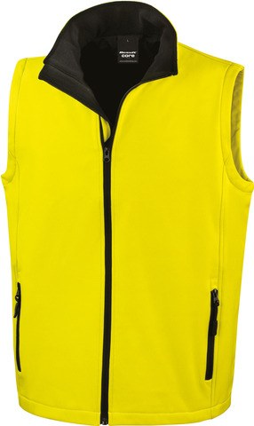 Result R232M - CORE PRINTABLE SOFTSHELL BODYWARMER