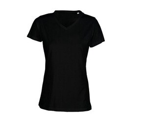 Sans Étiquette SE634 - Damen No Label V-Neck T-Shirt