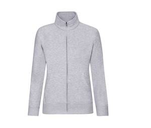 Fruit of the Loom SC366 - Damen-Sweatshirt aus Baumwolle mit Reißverschluss