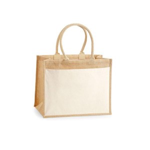 WestFord Mill WM425 - Canvas Jute-Tasche Natural