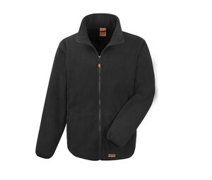 RESULT RS330 - Winddichte Fleece Jacke  Black