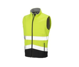 RESULT RS451 - Bodywarmer Softshell de travail haute visibilité