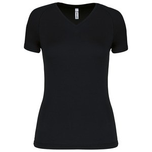 Proact PA477 - Damen Kurzarm-Sportshirt mit V-Ausschnitt