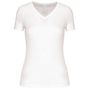 Proact PA477 - Damen Kurzarm-Sportshirt mit V-Ausschnitt