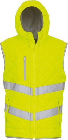 Yoko YHV007 - Kensington - Hi-Vis hoodied gilet