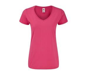 Fruit of the Loom SC155 - Frauen V-Ausschnitt T-Shirt