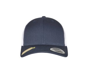 FLEXFIT 6606RT - CLASSICS RECYCLED RETRO TRUCKER CAP 2-TONE Navy / Weiß