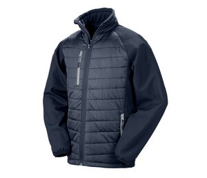 RESULT RS237 - Leichte Softshell-Jacke Marine / Grau