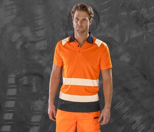 Result RS501X - Polo -Hemd mit hoher Sichtbarkeit im recycelten Polyester