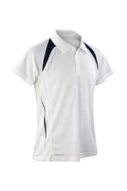 Team Spirit Poloshirt - Weiß / Navy